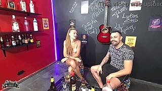 Cuckold Watches Liberal Wife Get Cock And Slap On Ass In Bar