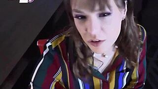 Hey, why does nasty clever gal rebecca vanguard gotta fuck seth with deepthroat and creampie to get babysitter job?