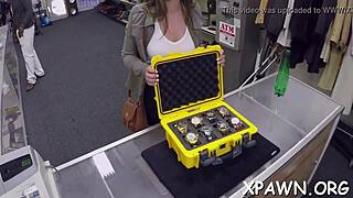 dilettante in the back room feels wet pussy excitement from rough hardcore fucking and sucking in european casting