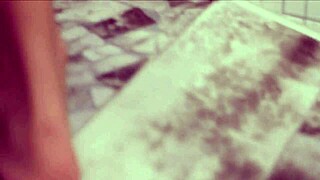 hey, what if solo gal stimulates her tight petite teen pussy and small tits with huge dildo?