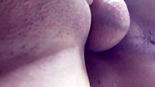 Curvy latina babe moans during homemade pov fucking in brother's room until creampie hits deep