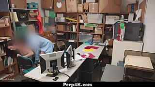 lp officer catches sly suspect naiomi mae in the act and uses intimidation tactics to get her to confess - perp4k