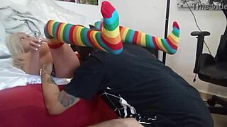 hey, playing with this blonde real doll sex toy in amateur anal fun