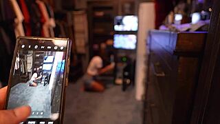 Hey, caught my step-sister stealing so I'm blackmailing her with virtual joi fun