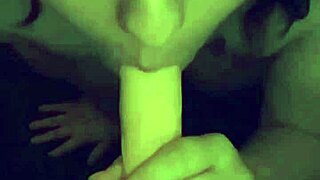 i love sucking on my dildo with big tits