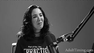 Subtle casting interview hints at pornstar's spreading experiences with 150-200 bodies on adulttiming spreadsheet.