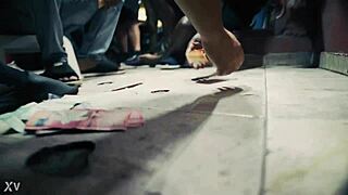 Young european amateur with small natural tits experiences intense squirting orgasm from hardcore sex and cock fucking.