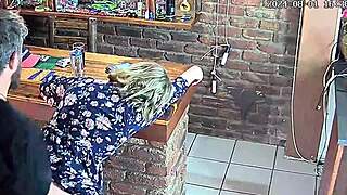 Wife Cheats with Pool Guy on CCTV