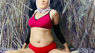 Horny Indian Girl Strips Nude to Reveal Natural Big Tits and Ass in Homemade Video