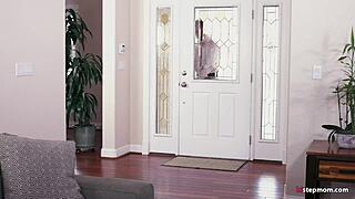 Neglected Brooklyn Chase Turns to Step Son for Bareback Riding and Blowjob Instead of Hubby