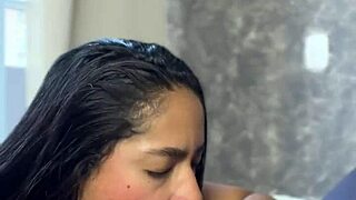 I love watching you while sucking a huge cock. Amateur couple nysdel with big black cock deepthroat and licking in homemade girlfriend fun.