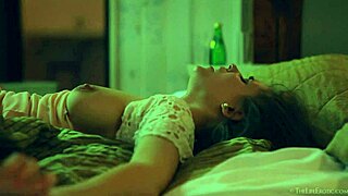 Puffy Nippled Milf Masturbating Really Hard with Wild Excitement!