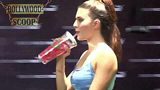 Jacqueline Fernandez shares her intense workout routine in this celebrity exercise video.