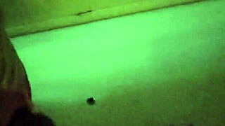 Bedroom Confessions with Blonde Wife Teasing in Handjob