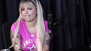 Loira Safada Strips To Show Huge Tits And Pussy Then Demonstrates Blowjob And Titfuck