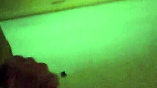 Bedroom Confessions with Blonde Wife Teasing in Handjob