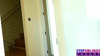 THIRSTY BLONDE STEPSIS ATHENA PALOMINO CHECKS IF BOOBS GROW BIGGER!