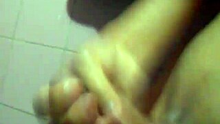 Jerking off that young cock so hard!