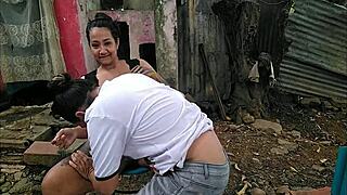 Manicurist returns horny for hard public sex part 2