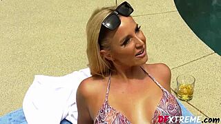 blacks on cougars features sophia west bent over for big black cock blowjob