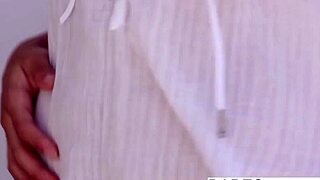 Babes enjoy a sip of mocha with Naja Irie in wet petite pussy action