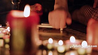 closeted girls august skye and lana small 18+ explore first lesbian threesome with madame penny barber licking wet pussies