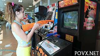 Zoe Foxx Delivers Rough Pov Blowjob And Fucking As Sexy Teen Slut