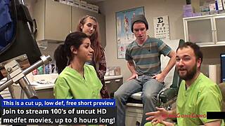 Tampa University nurse Ami Rogue spreads small tits in shower for anal fingering orgasm with toys