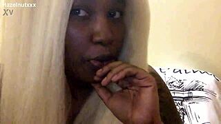 brat hazelnut explores a story with blonde and ebony elements