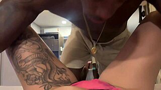 Pov encounter with big black cock guy where Brazilian girlfriend sucks like a pro gazing into eyes