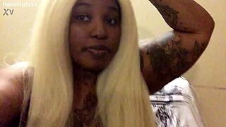 brat hazelnut explores a story with blonde and ebony elements