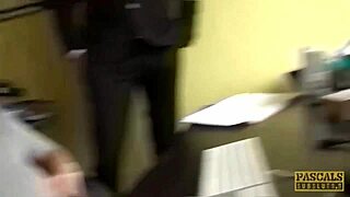 UK sub Mea Melone gets anal fucked rough in BDSM with spanking and cum in mouth domination.