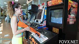 Zoe Foxx Delivers Rough Pov Blowjob And Fucking As Sexy Teen Slut