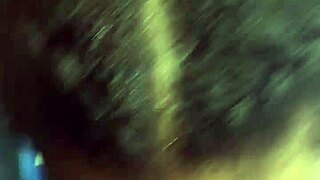 suckin my dick in the rain with black ebony teen 18+ blowjob action