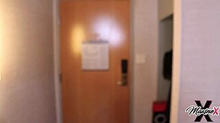 Foot delivery guy Tommy Utah fucks big tits milf Maxine X after no tip.