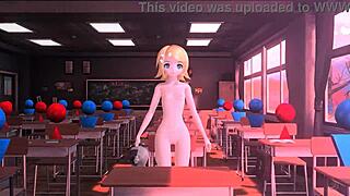 kagamine rin dances in tokyo teddy bear project diva with big ass and tits exposed.