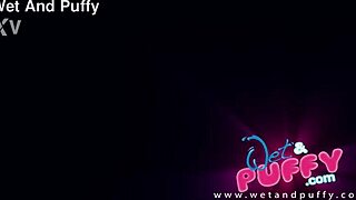 Hey check out this brunette with puffy pussy lips using a vibrator to orgasm 😍