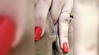 Whoa, rangel carlos is sliding his finger into that wet brazilian blonde's juicy pussy in homemade latina orgasm