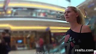 Exceptional Czech Chick Tempted in Mall and Intensely Screwed in POV Action