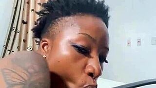 Naija Babe Candy Gives Blowjob