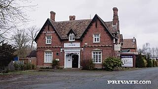 private com - all natural european redhead ella hughes super drilled in hairy pussy