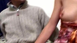 Blonde Italian milf explores homemade pleasures with young 18+ cock in amateur natural encounter.