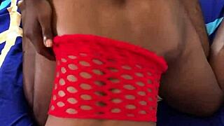 i bent over hot black babe for passionate doggystyle fucking with moans