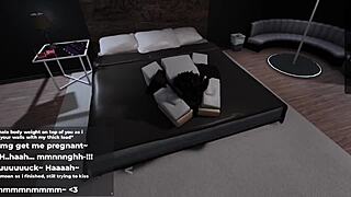 Roblox Game Turns Intense as Cute Big-Ass Girl Loses Control in Sexy Claiming Scenario.