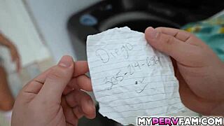 Big ass stepsister Nia Blue gets pussy ravaged by Peter Green with jiggling thrusts