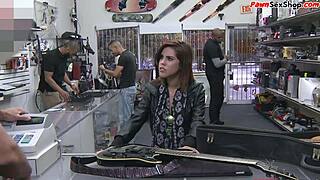 hey petite brunette with glasses, lick my ass now? then bend over for doggy fuck in office