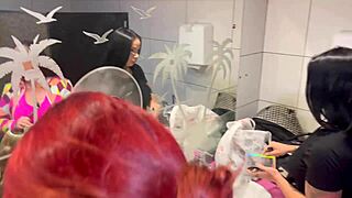 Is that bar with panties hanging from ceiling hiding monster cock creampie?