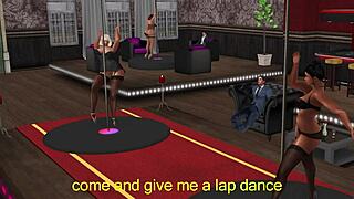 At the night club, a cheating wife starts with lap dancing that leads to more intimate encounters later on.