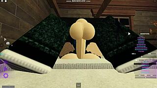 Watch This Roblox Emo Chick Get Pounded Hard on Bed in Part 1!