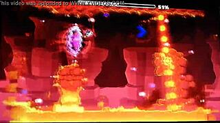 Brazilian gamer plays Fingerdash level to Venom music with adventurers in Geometry Dash